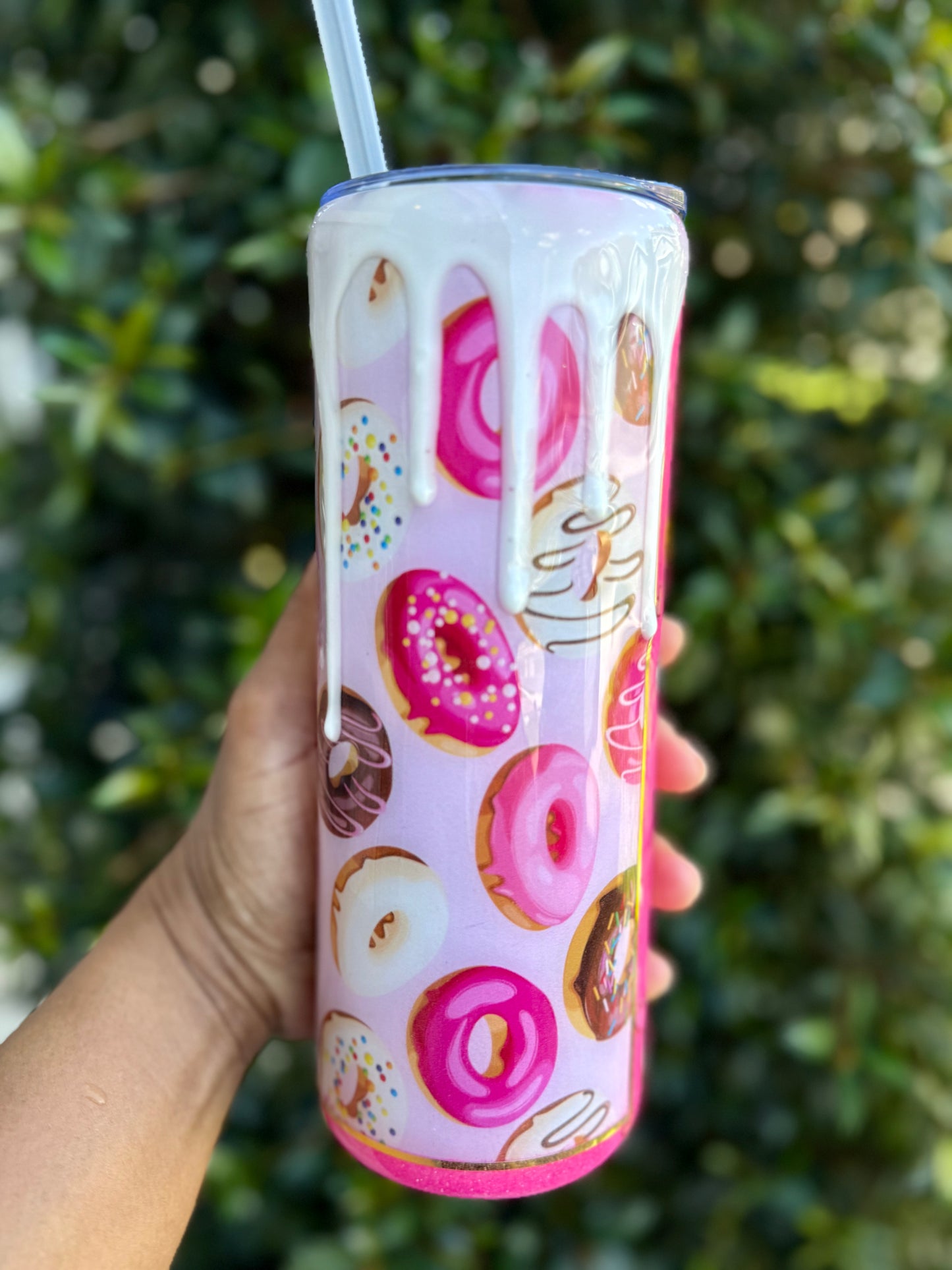 Donut kill my vibe 20oz tumbler with drip