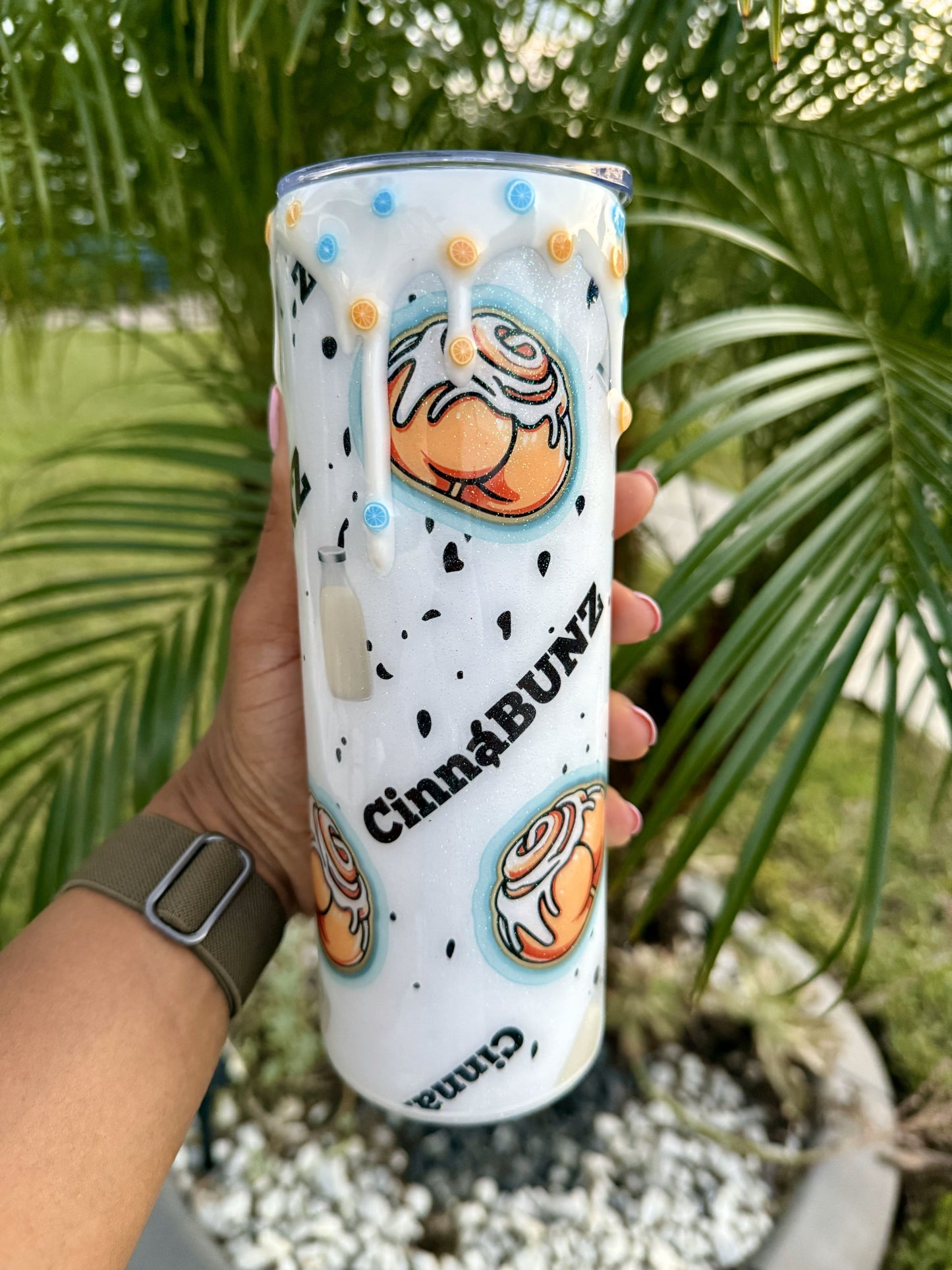 Spicy Sip with CinnaBunz Drip 20oz Tumbler