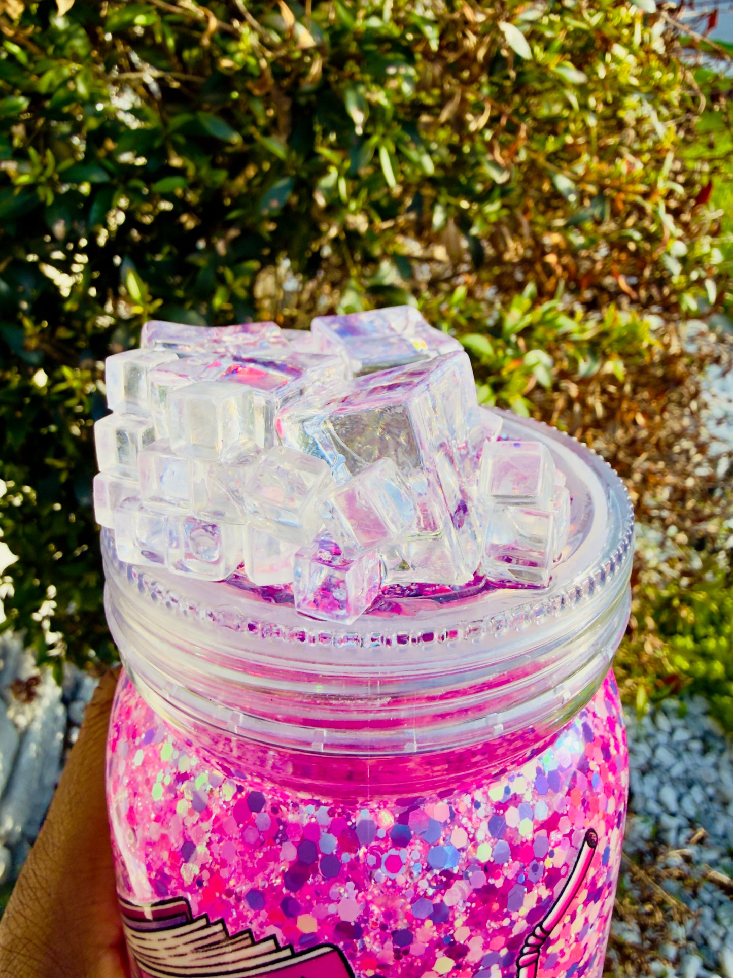 My Weekend Is Fully Booked UVDTF Mason Jar Glitter Cup
