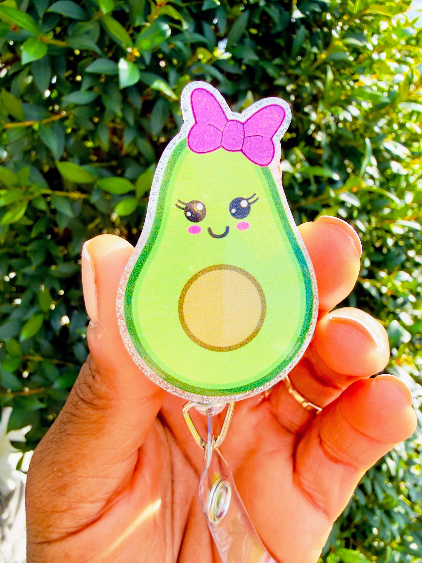 Cute Avocado Badge Reel