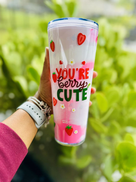Berry Adorable 24oz Tumbler