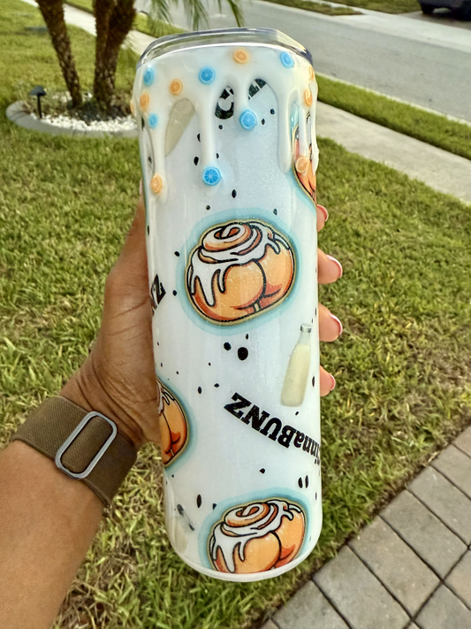Spicy Sip with CinnaBunz Drip 20oz Tumbler