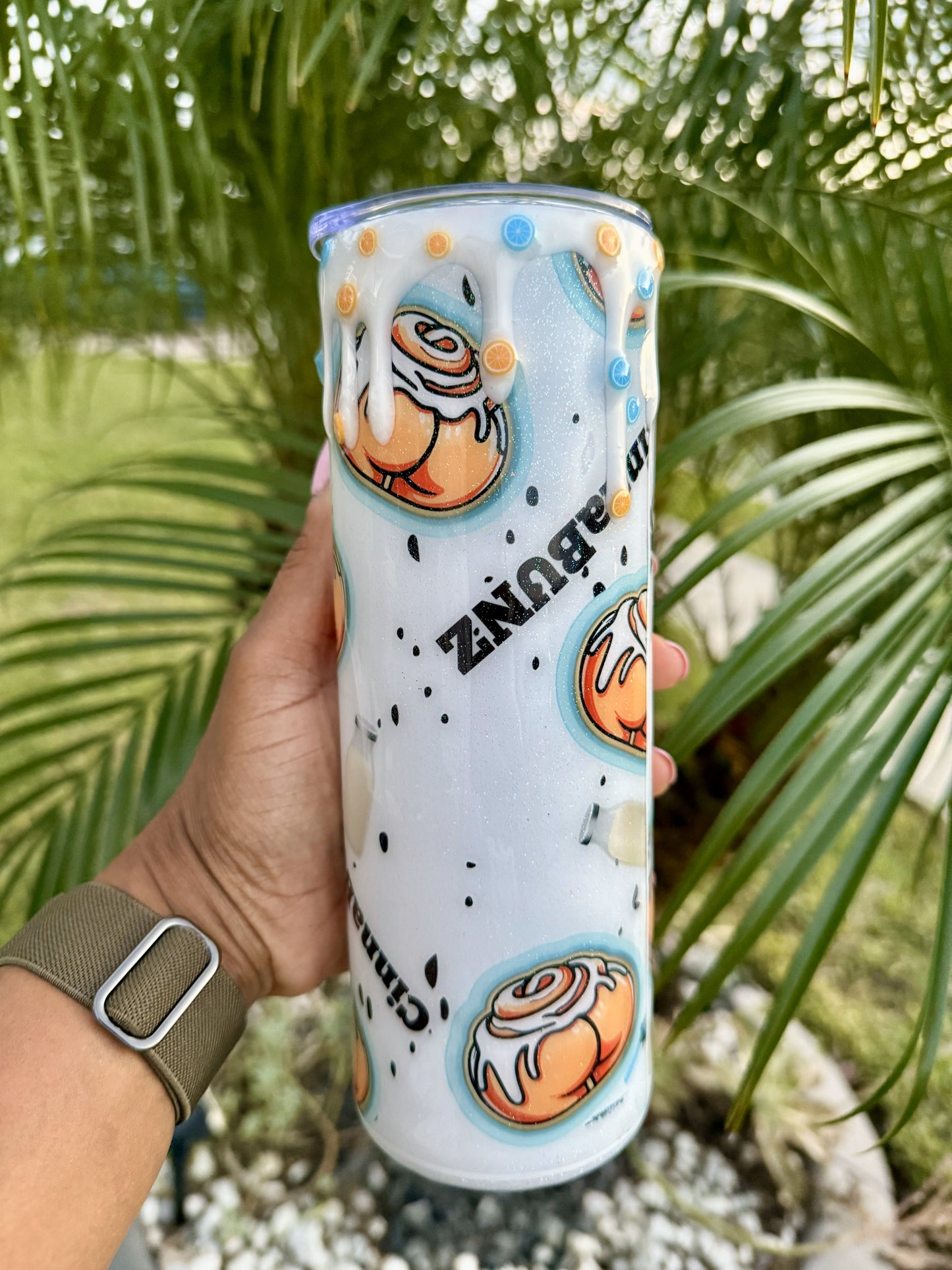 Spicy Sip with CinnaBunz Drip 20oz Tumbler