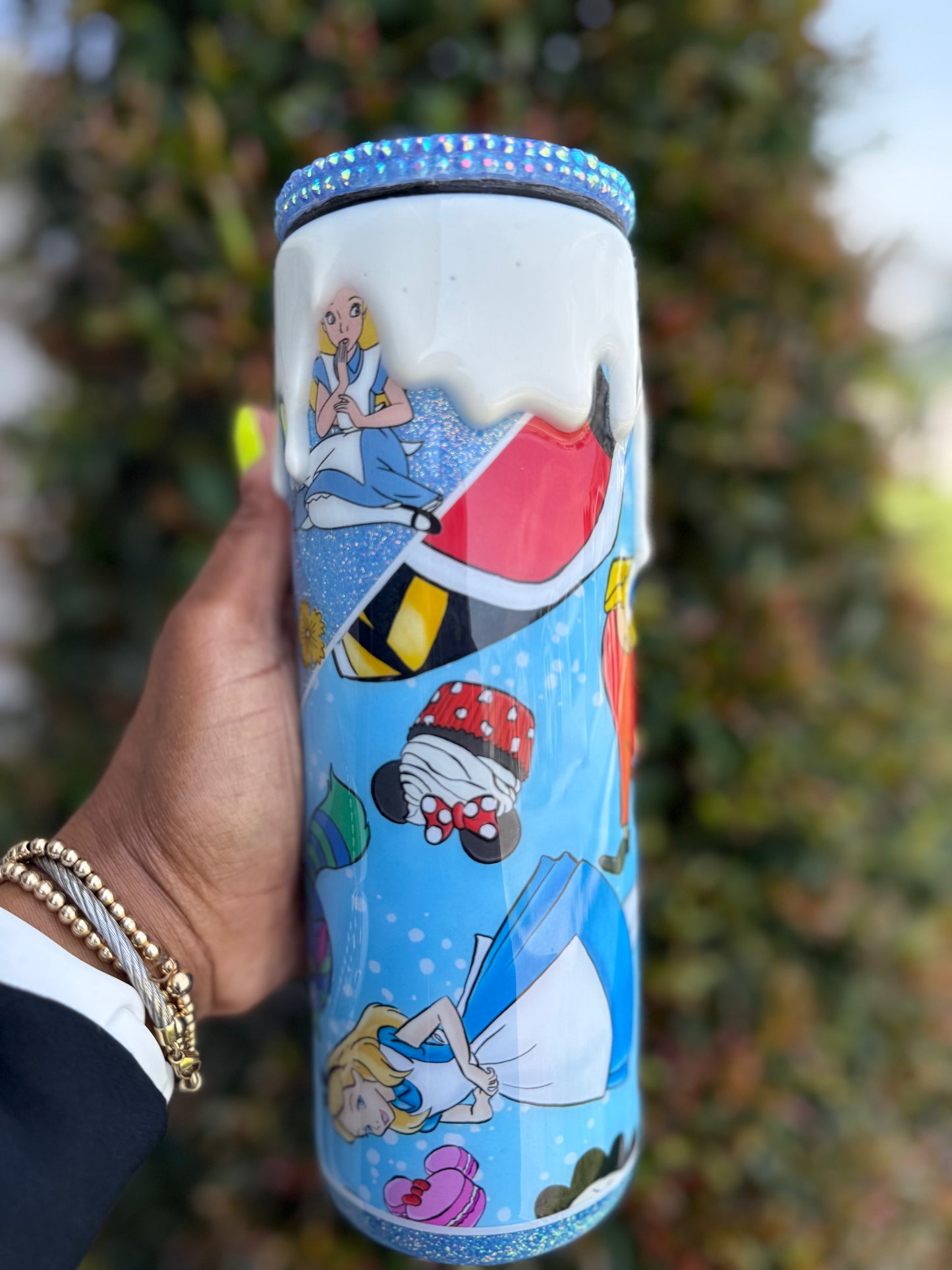Alice in Wonderland 20 oz Stainless Tumbler
