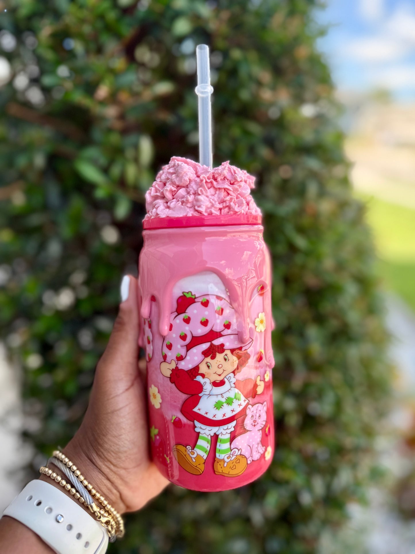 Strawberry Shortcake Snowglobe Tumbler
