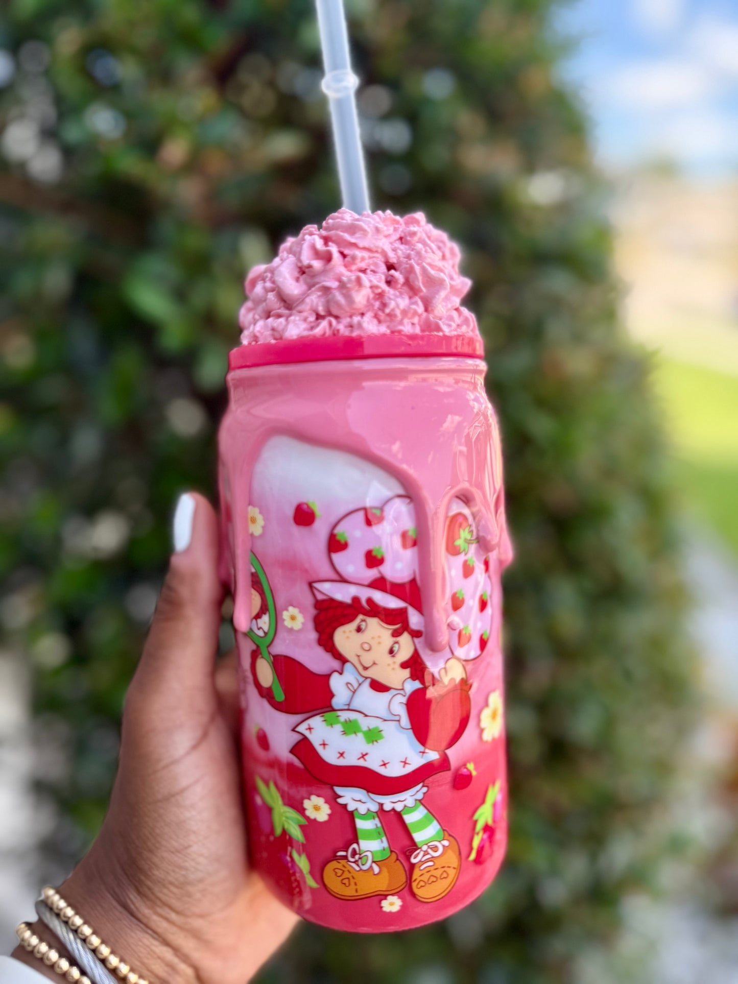 Strawberry Shortcake Snowglobe Tumbler