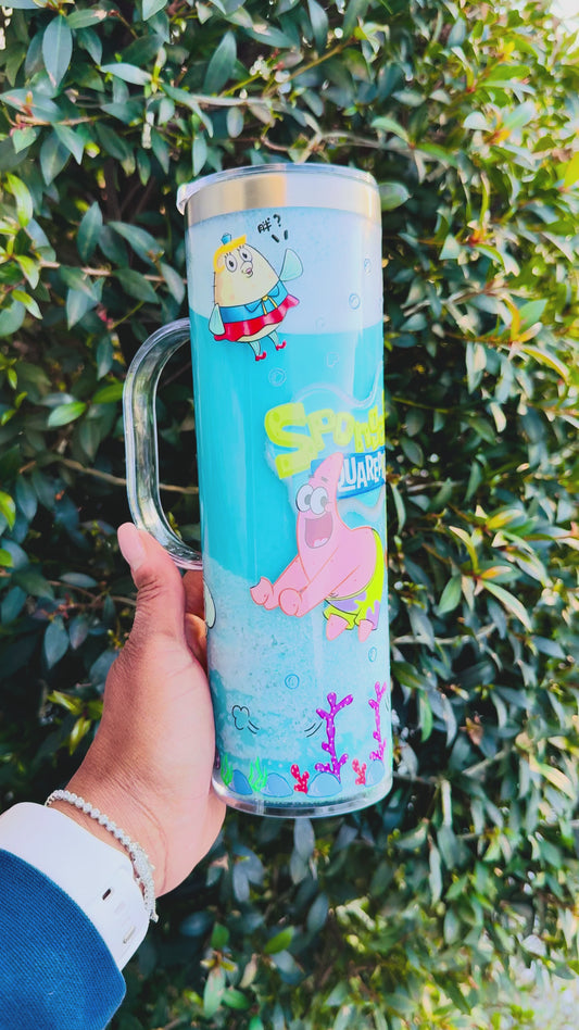Undersea Cartoon Friends Tumbler