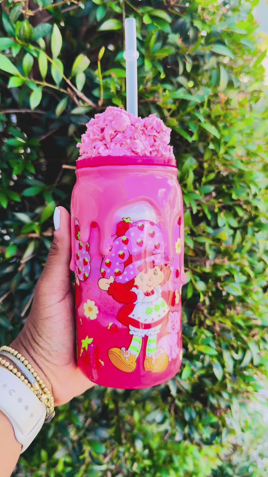 Strawberry Shortcake Snowglobe Tumbler