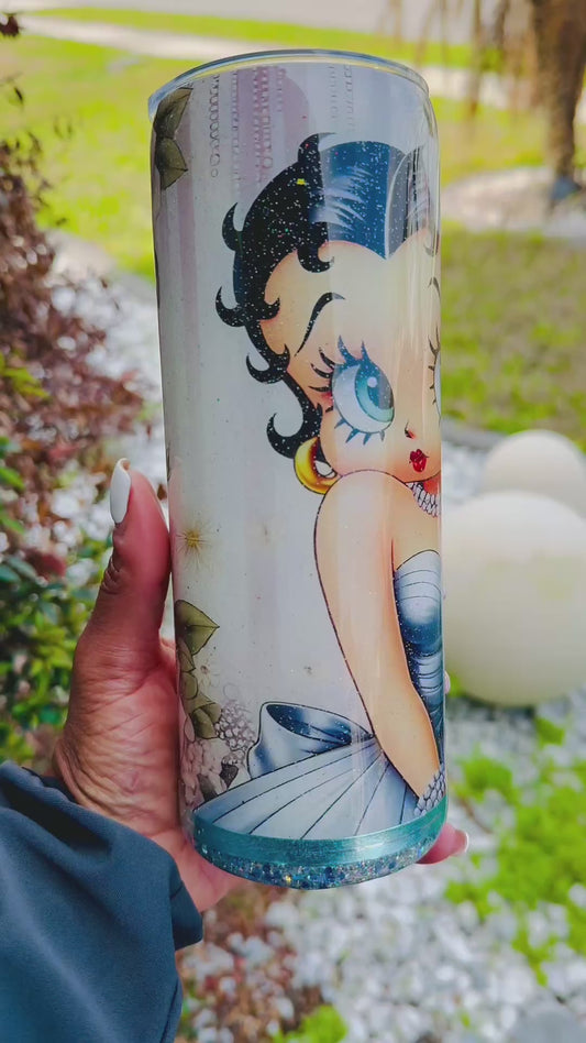 Betty Boop Glamour 20oz Shimmer Tumbler